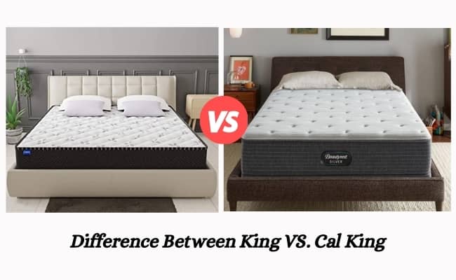 difference betwren wueen and cal king mattress