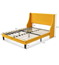Allewie Full Size Modern Platform Bed Frame