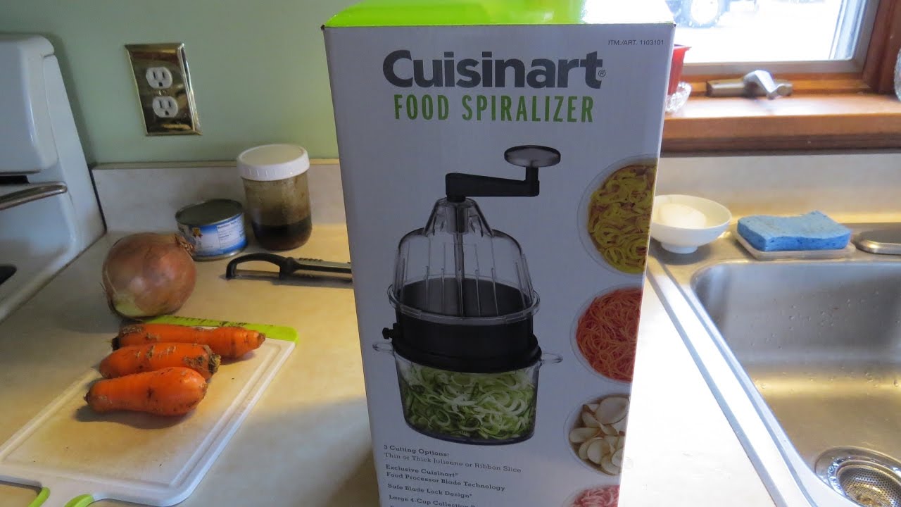 How To Use Cuisinart Spiralizer We Home Deco