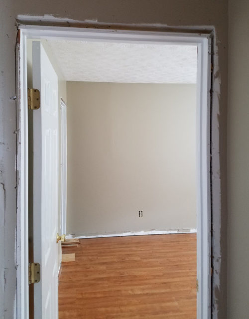 How To Hang A Door In A Crooked Frame We Home Deco